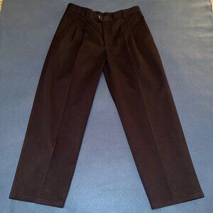 Nordstrom Men's Smartcare Stain Resistant Navy Blue Pants -pleated front